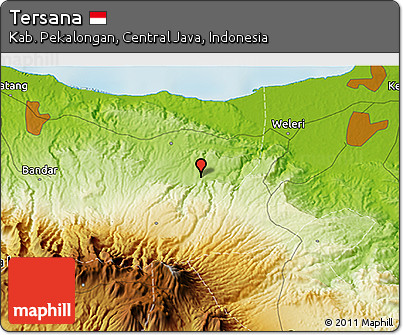 Physical 3D Map of Tersana