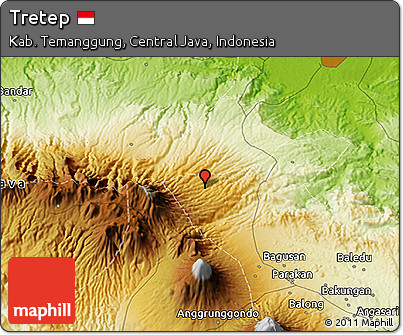 Physical 3D Map of Tretep