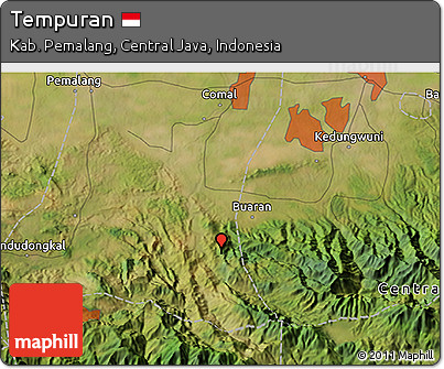 Satellite 3D Map of Tempuran