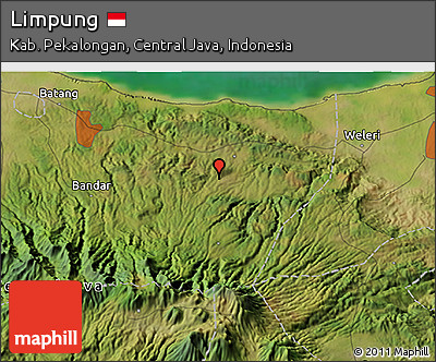 Satellite 3D Map of Limpung