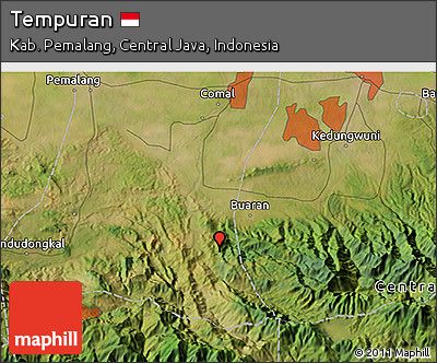 Satellite 3D Map of Tempuran