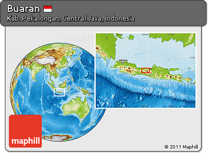 Physical Location Map of Buaran