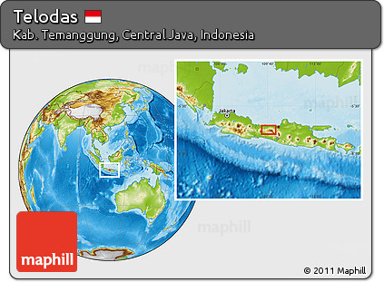 Physical Location Map of Telodas