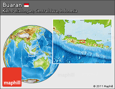 Physical Location Map of Buaran