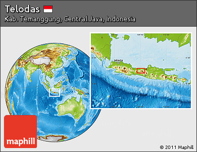 Physical Location Map of Telodas