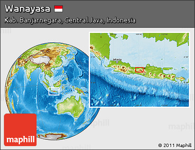 Physical Location Map of Wanayasa