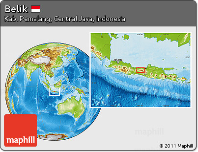 Physical Location Map of Belik