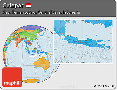 Political Location Map of Celapar