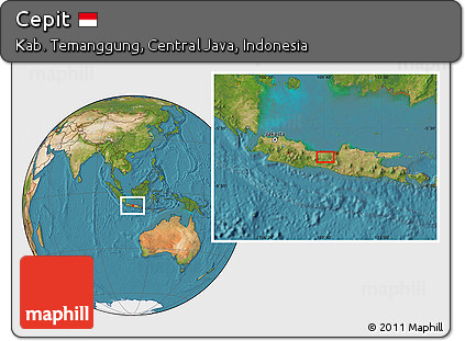 Satellite Location Map of Cepit