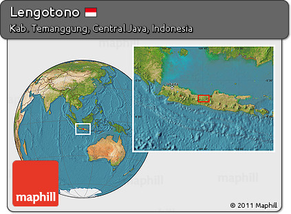 Satellite Location Map of Lengotono
