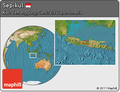 Satellite Location Map of Sepikul