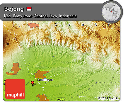 Physical Map of Bojong