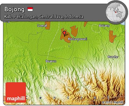 Physical Map of Bojong