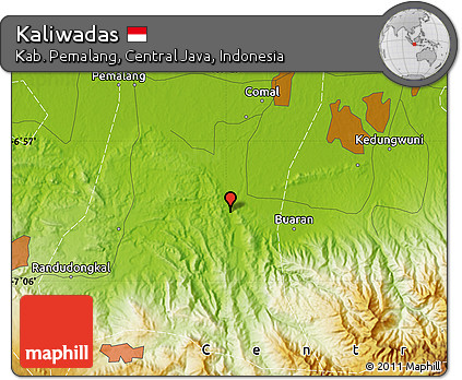 Physical Map of Kaliwadas