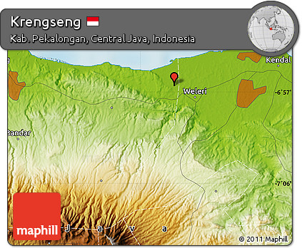 Physical Map of Krengseng