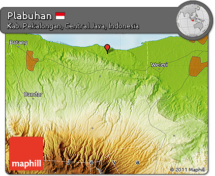 Physical Map of Plabuhan
