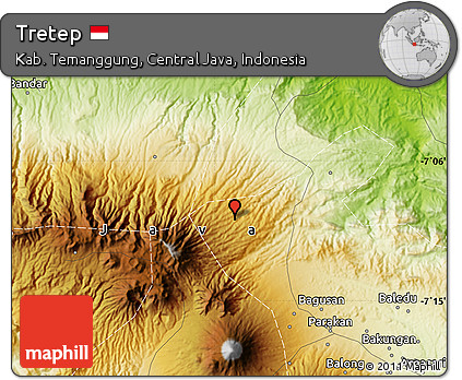 Physical Map of Tretep