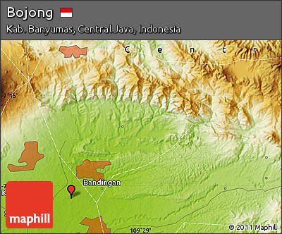 Physical Map of Bojong
