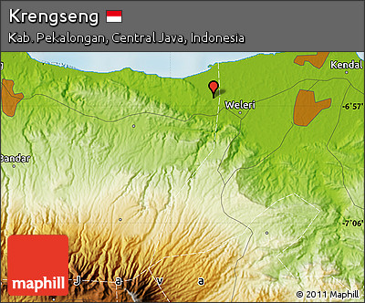Physical Map of Krengseng