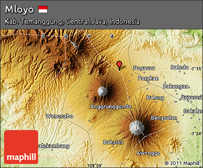 Physical Map of Mloyo