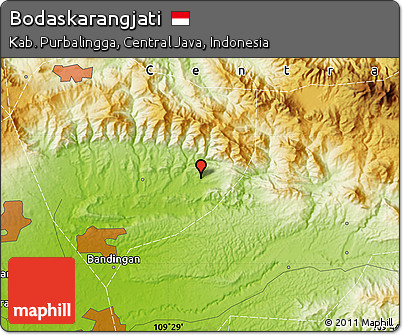 Physical Map of Bodaskarangjati