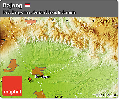 Physical Map of Bojong