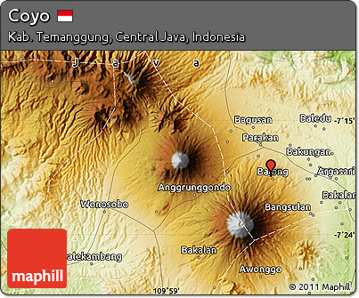 Physical Map of Coyo
