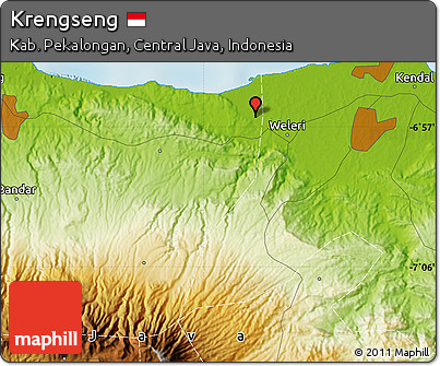 Physical Map of Krengseng