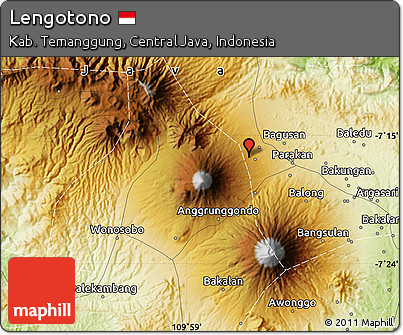Physical Map of Lengotono
