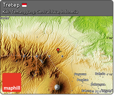 Physical Map of Tretep
