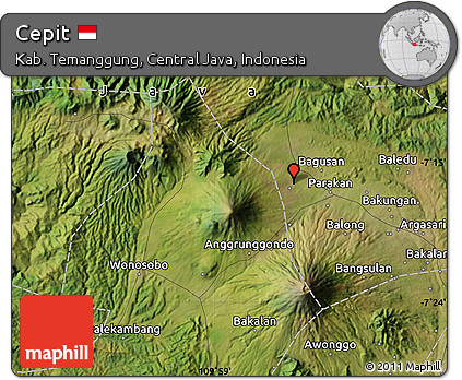 Satellite Map of Cepit