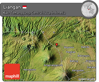 Satellite Map of Liangan