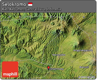Satellite Map of Selokromo