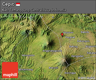 Satellite Map of Cepit