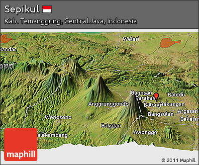 Satellite Panoramic Map of Sepikul