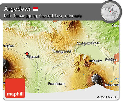 Physical 3D Map of Argodewi