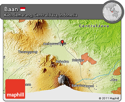 Physical 3D Map of Baan
