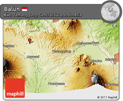 Physical 3D Map of Balun