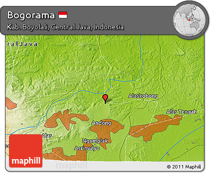 Physical 3D Map of Bogorama