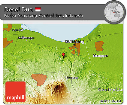 Physical 3D Map of Desel Dua