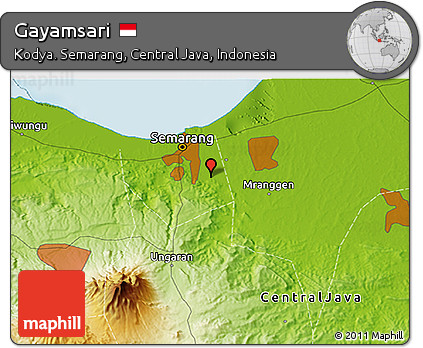 Physical 3D Map of Gayamsari