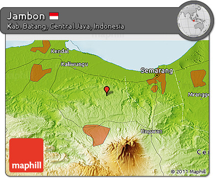 Physical 3D Map of Jambon