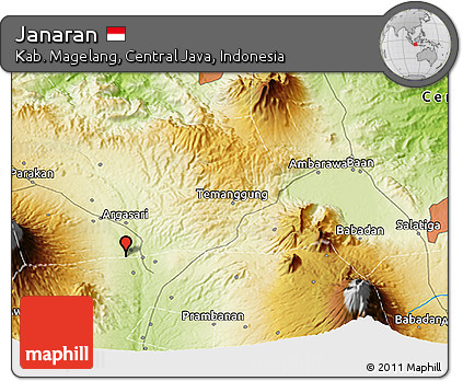 Physical 3D Map of Janaran