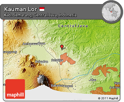 Physical 3D Map of Kauman Lor
