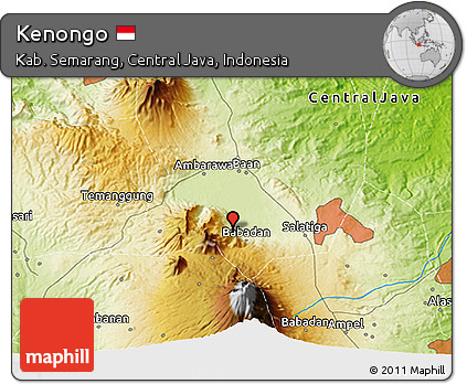 Physical 3D Map of Kenongo