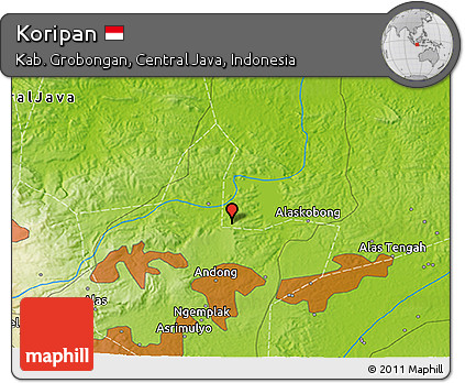 Physical 3D Map of Koripan