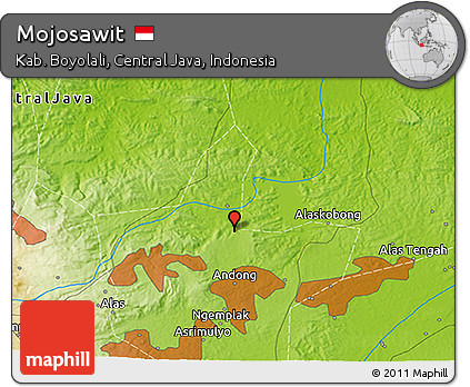 Physical 3D Map of Mojosawit