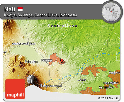 Physical 3D Map of Nali