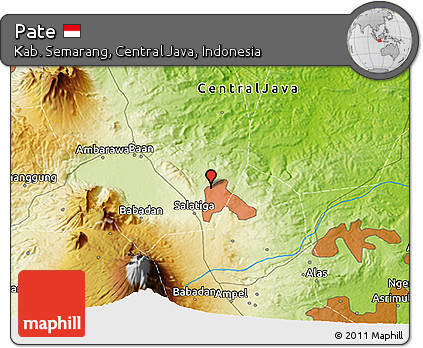Physical 3D Map of Pate