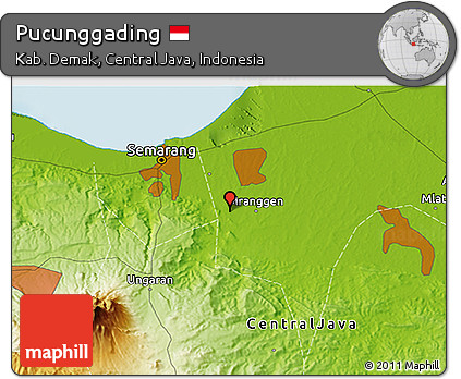 Physical 3D Map of Pucunggading